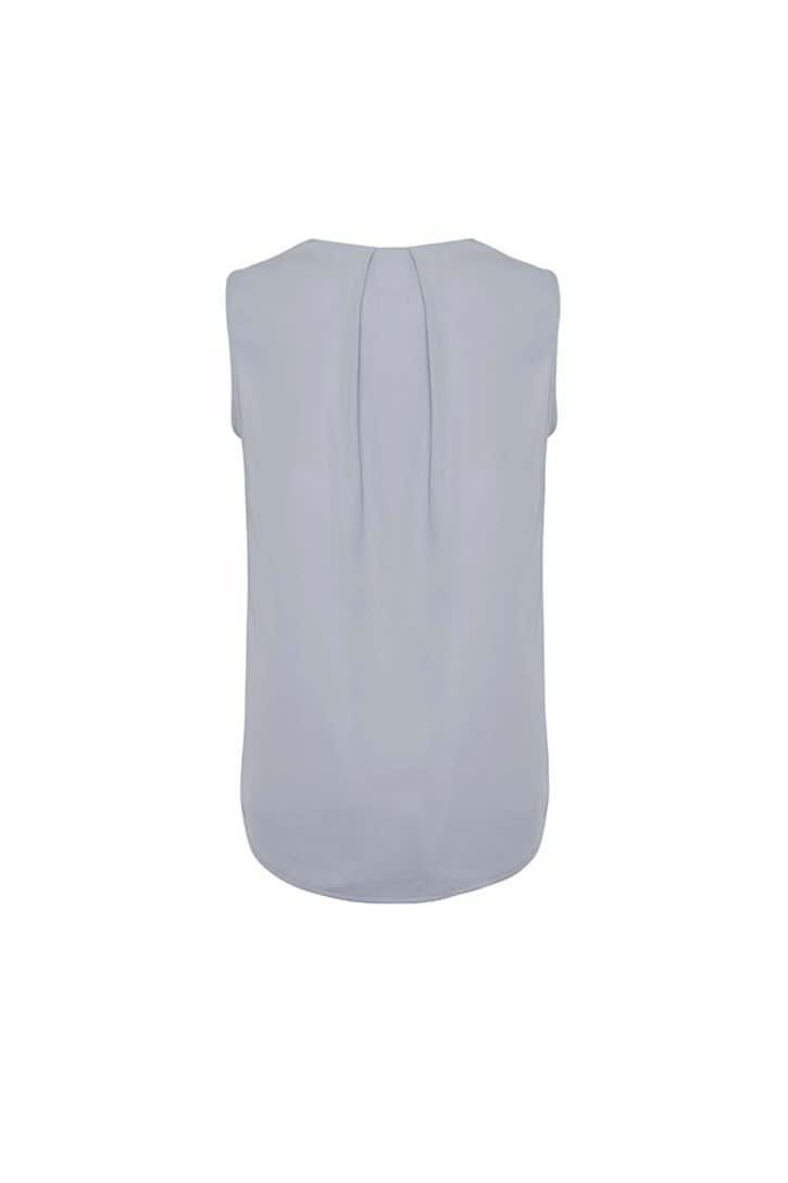 Womens Estelle Sleeveless Pleat Detail Blouse - RB973LN Image 