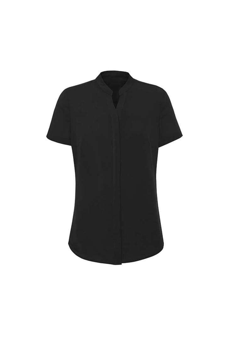 Womens Juliette Short Sleeve Blouse - RB977LS Image Black