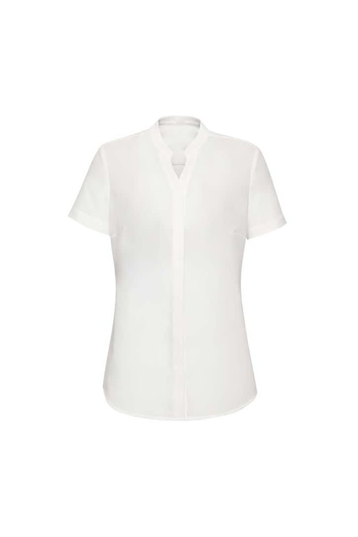 Womens Juliette Short Sleeve Blouse - RB977LS Image Ivory