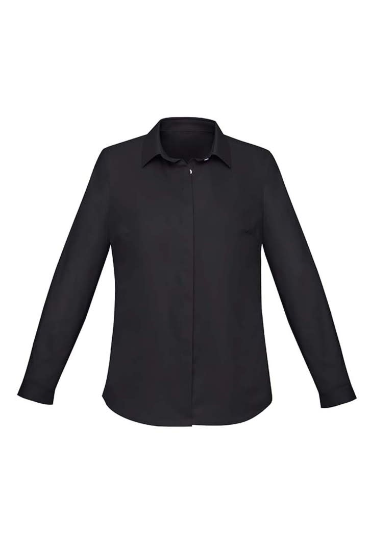 Womens Charlie Long Sleeve Shirt - RS968LL Image Black