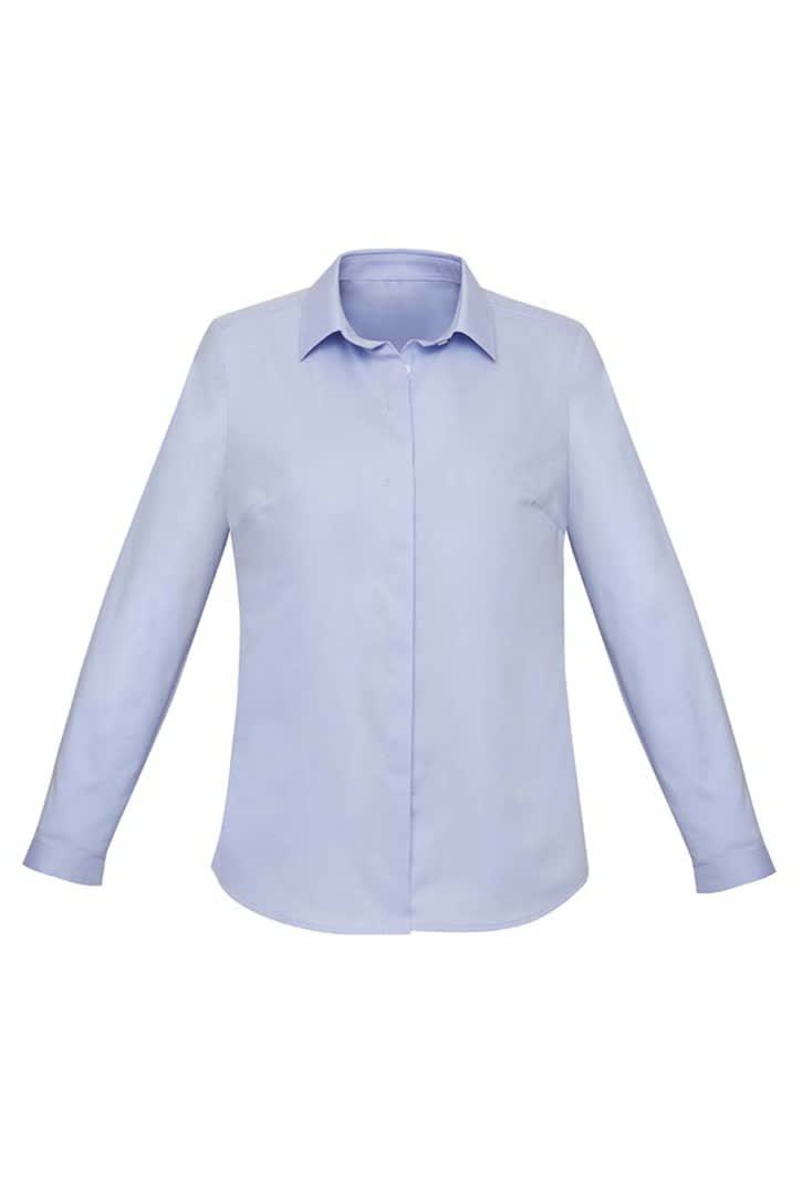 Womens Charlie Long Sleeve Shirt - RS968LL Image Blue Chambray