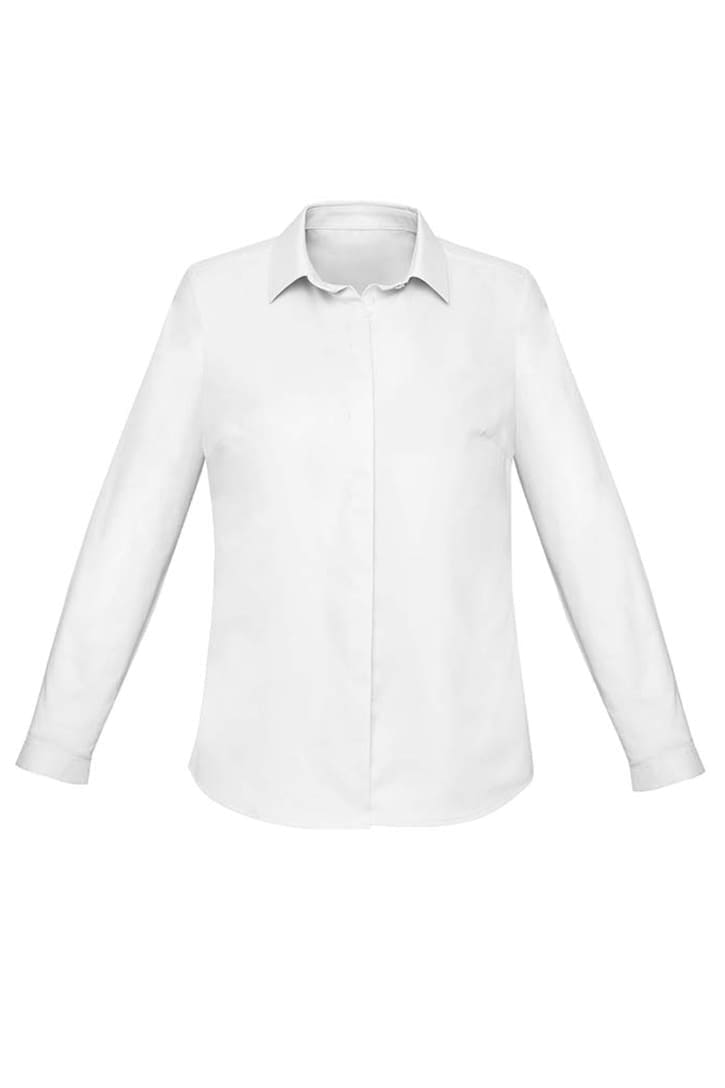Womens Charlie Long Sleeve Shirt - RS968LL Image White