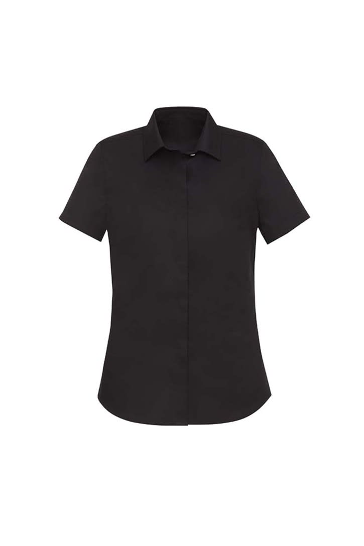 Womens Charlie Short Sleeve Shirt - RS968LS Image Black