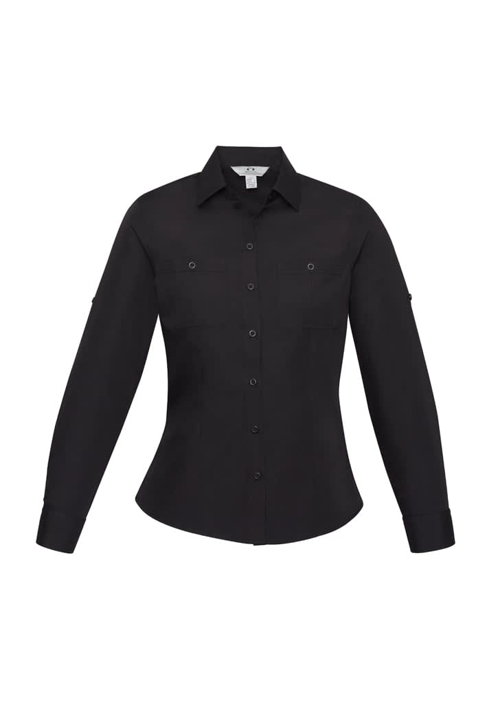 Womens Bondi Long Sleeve Shirt - S306LL Image Black
