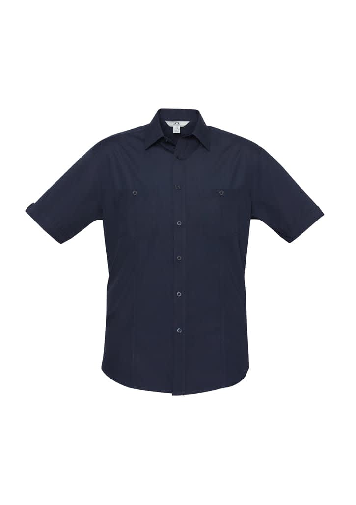 Mens Bondi Short Sleeve Shirt - S306MS Image Navy