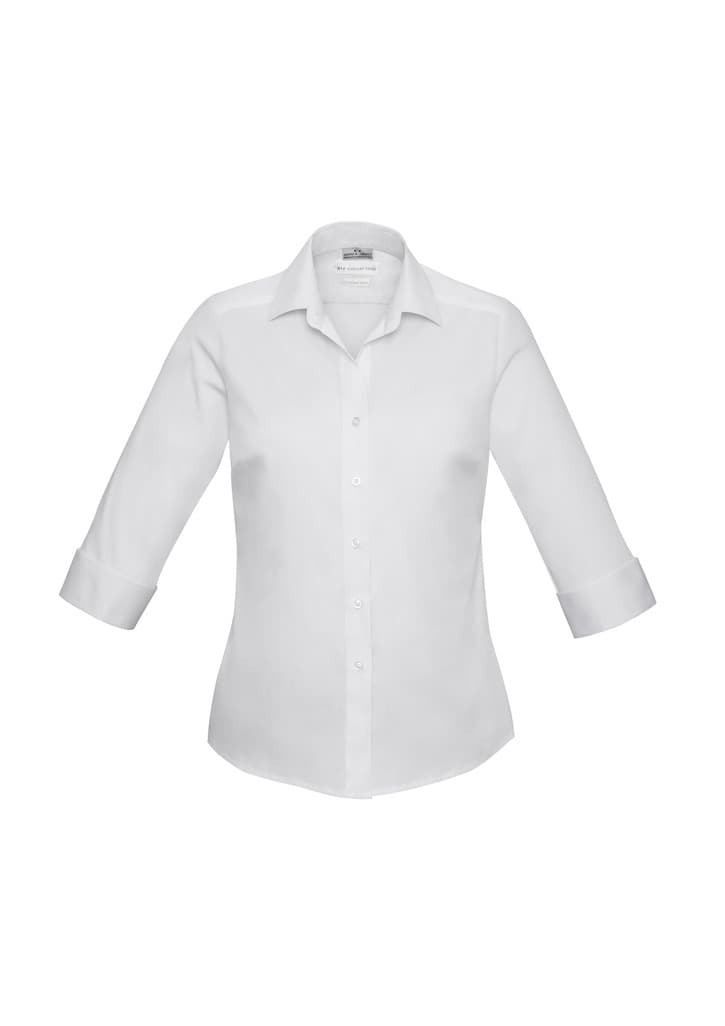 Ladies Verve 3/4 Sleeve Shirt - S316LT Image White