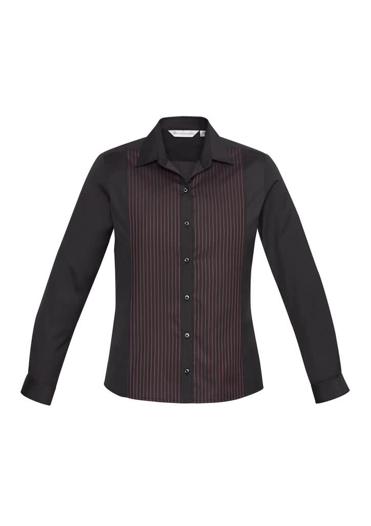 Ladies Reno Panel Long Sleeve Shirt | Promotional Products NZ | Biz Collection