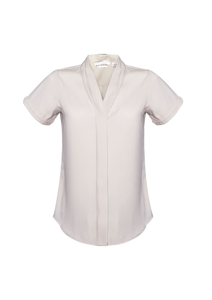 Womens Madison Short Sleeve Shirt - S628LS Image Ivory