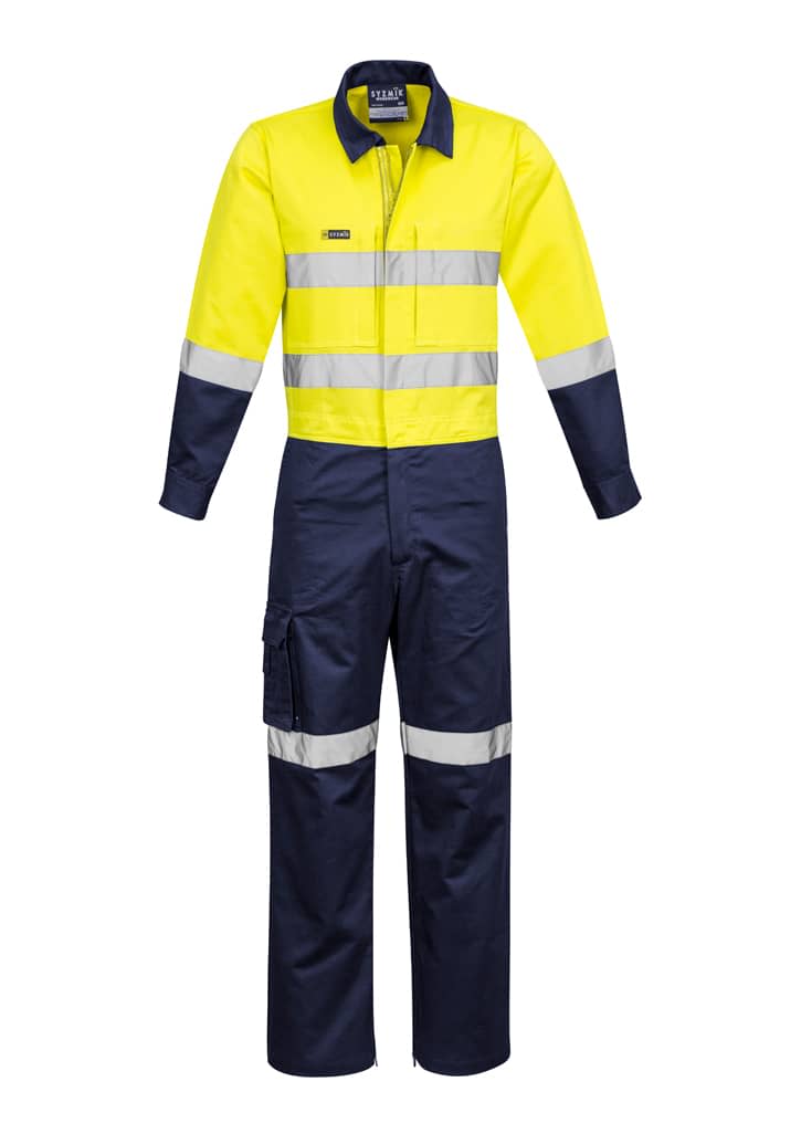 Mens Rugged Cooling Taped Overall - ZC804 Image Yellow/Navy