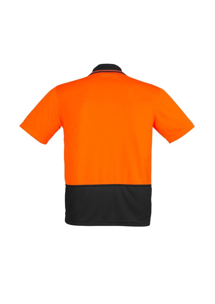 Unisex Hi Vis Basic Spliced Polo - Short Sleeve