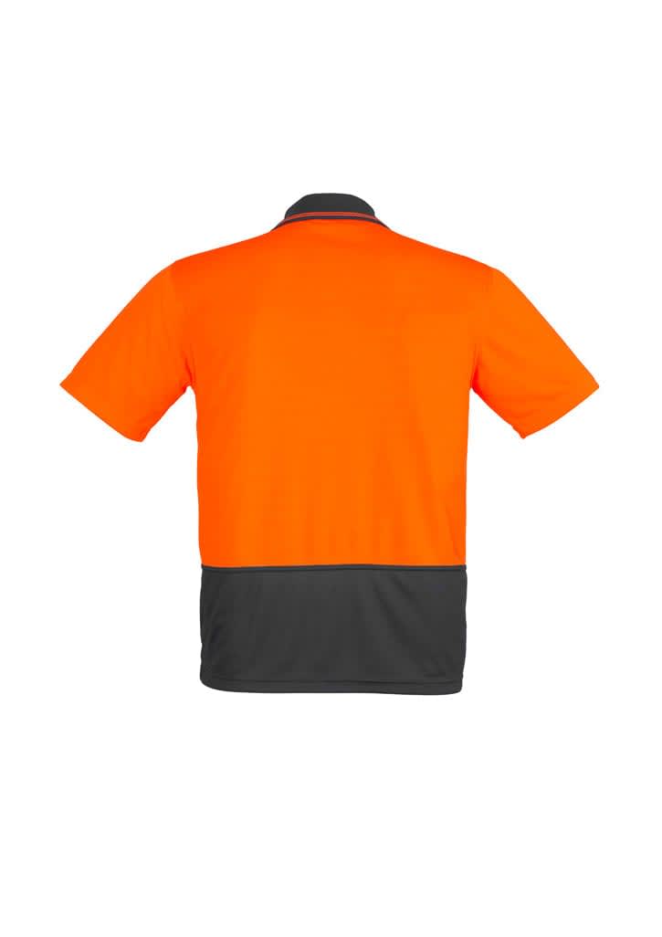 Unisex Hi Vis Basic Spliced Polo - Short Sleeve
