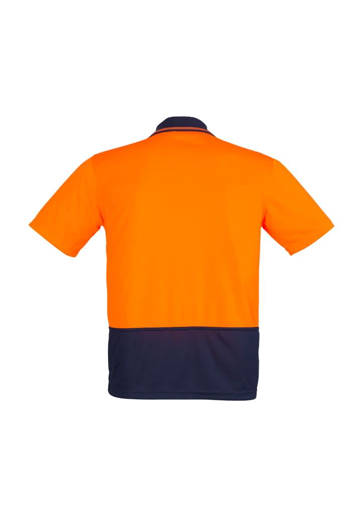 Unisex Hi Vis Basic Spliced Polo - Short Sleeve