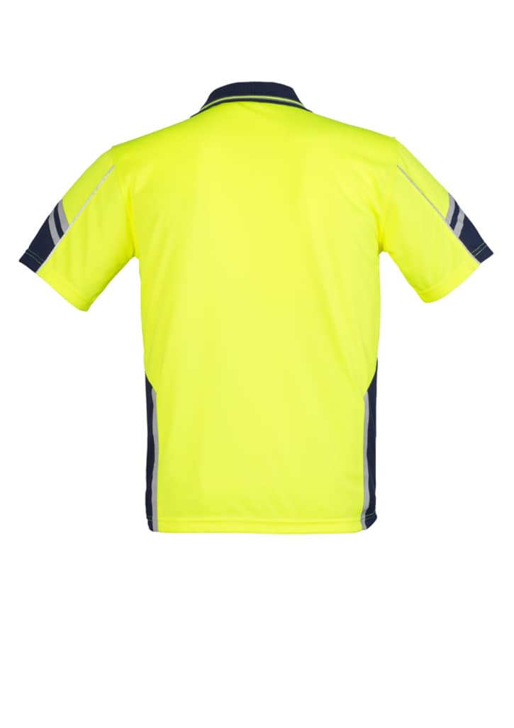 Mens Hi Vis Squad Short Sleeve Polo - ZH237 Image 