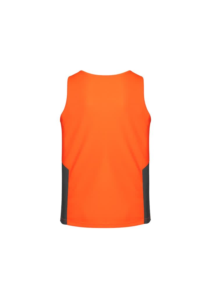Mens Hi Vis Squad Singlet - ZH239 Image 