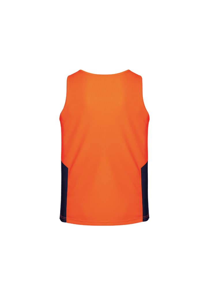 Mens Hi Vis Squad Singlet - ZH239 Image 