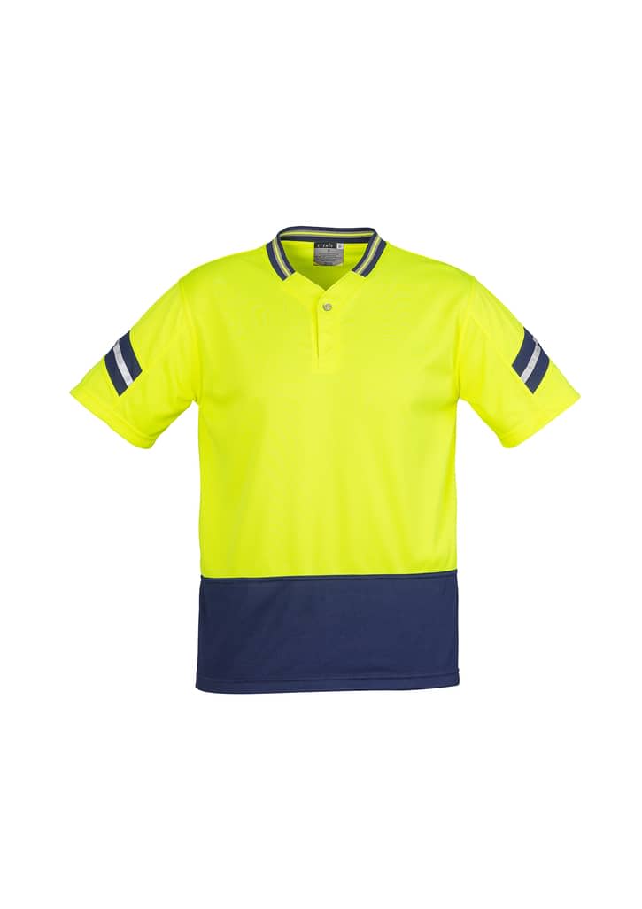 Mens Hi Vis Astro Short Sleeve Polo