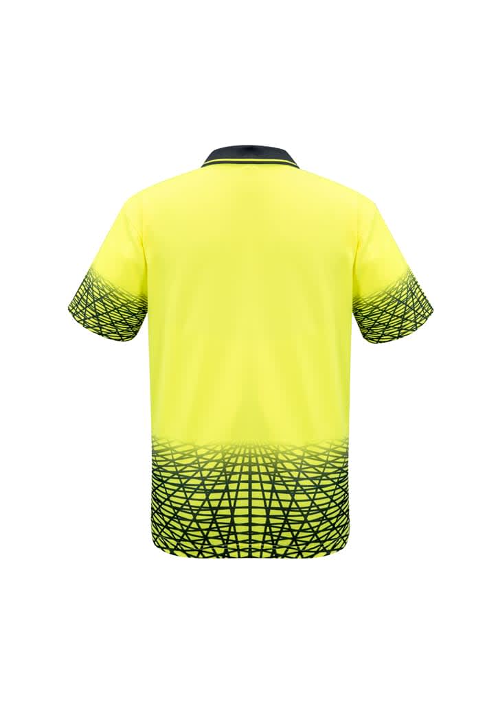 Mens Hi Vis Tracks Short Sleeve Polo - ZH300 Image 