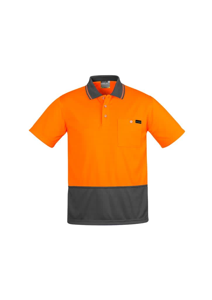 Mens Comfort Back S/S Polo