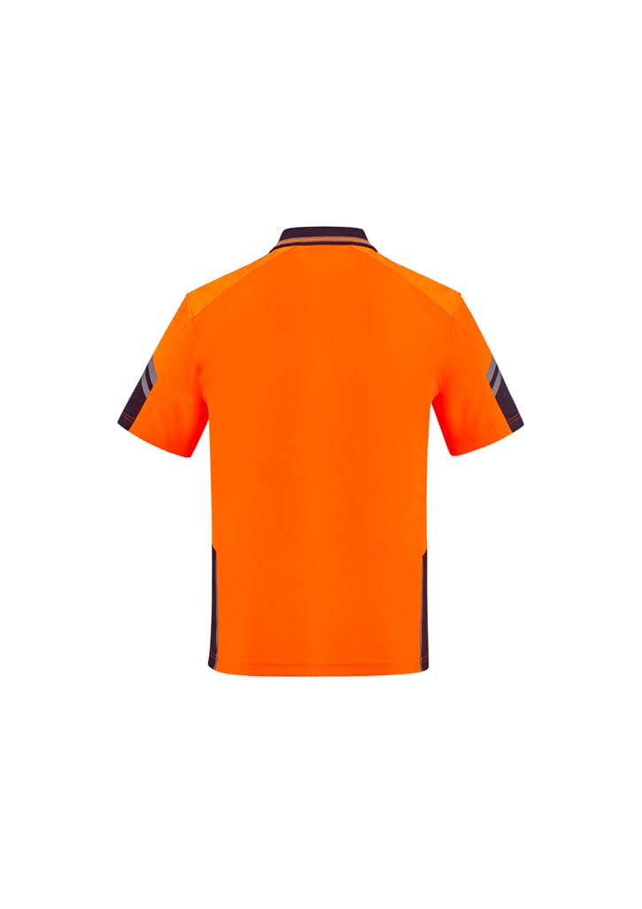 Mens Hi Vis Reinforced Squad Short Sleeve Polo - ZH465 Image 