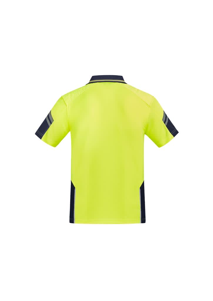 Mens Hi Vis Reinforced Squad Short Sleeve Polo - ZH465 Image 