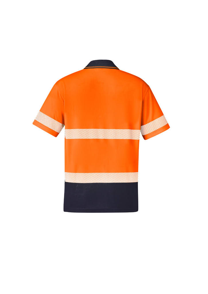 Unisex Hi Vis Segmented Tape Short Sleeve Polo - ZH535 Image 