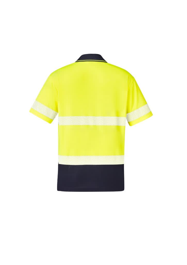 Unisex Hi Vis Segmented Tape Short Sleeve Polo - ZH535 Image 