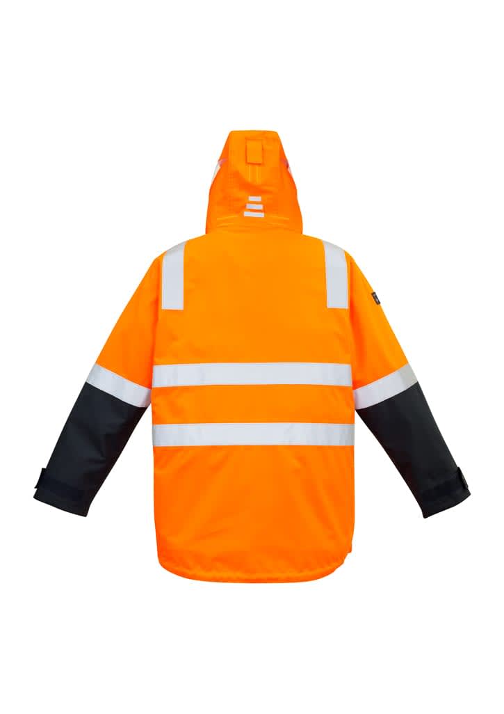Mens Hi Vis 4 In 1 Waterproof Jacket - ZJ532 Image 
