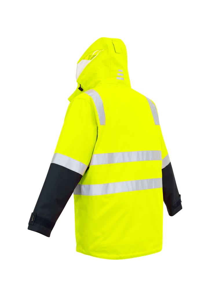 Mens Hi Vis 4 In 1 Waterproof Jacket - ZJ532 Image 