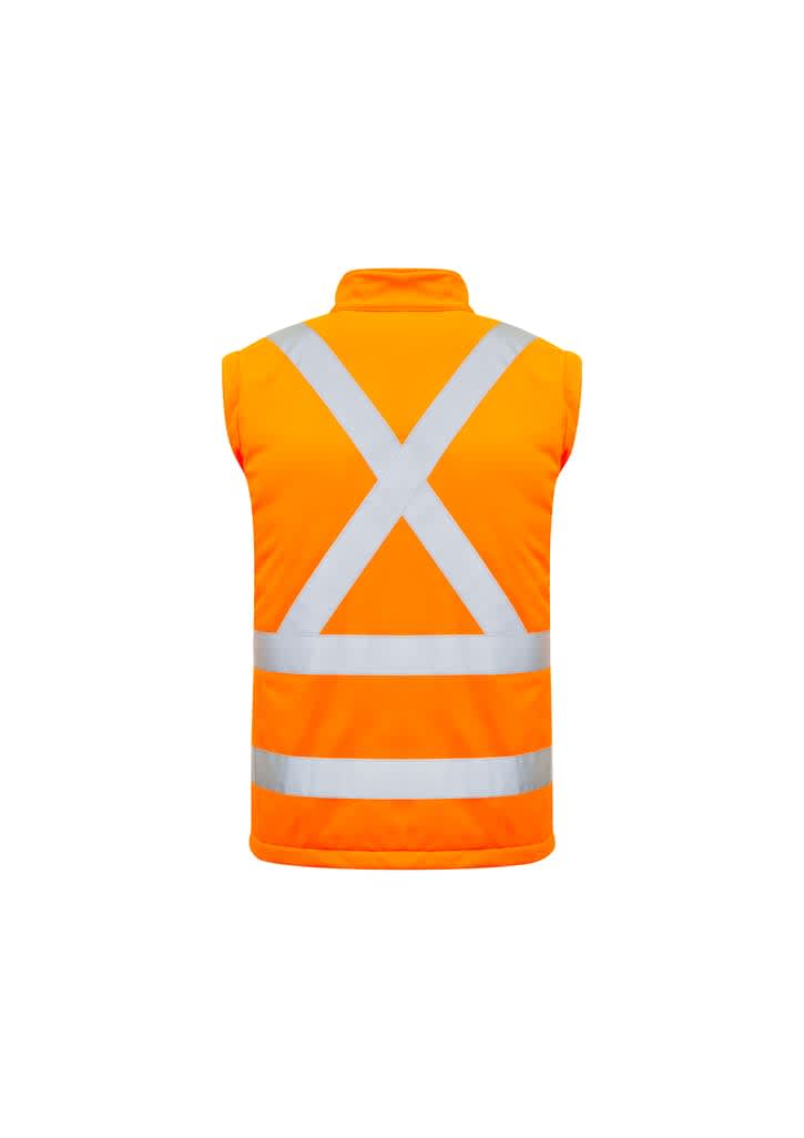 Unisex Hi Vis X Back 2 In 1 Softshell Jacket - ZJ680 Image 