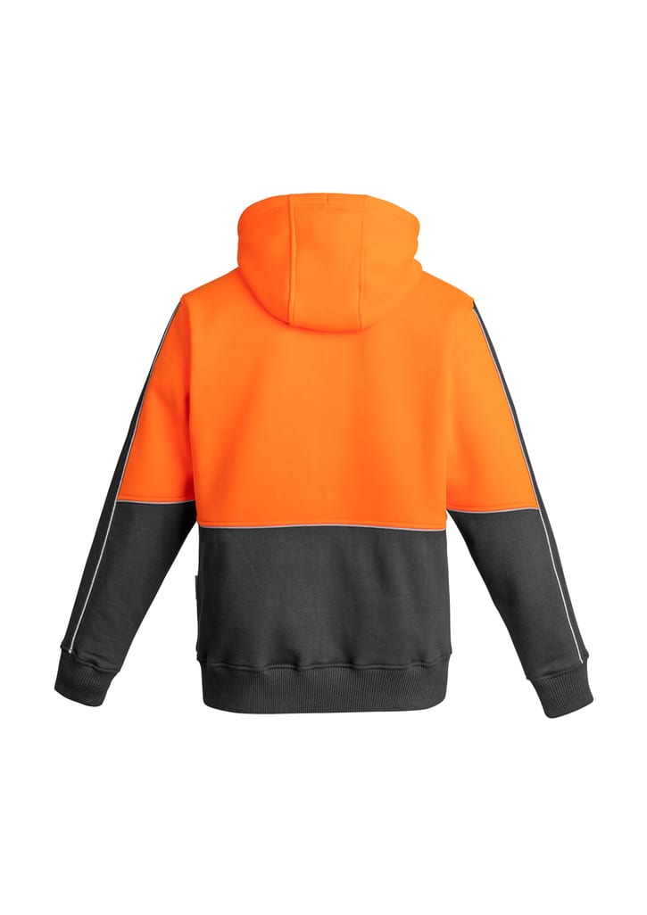 Mens Hi Vis Full Zip Hoodie - ZT464 Image 