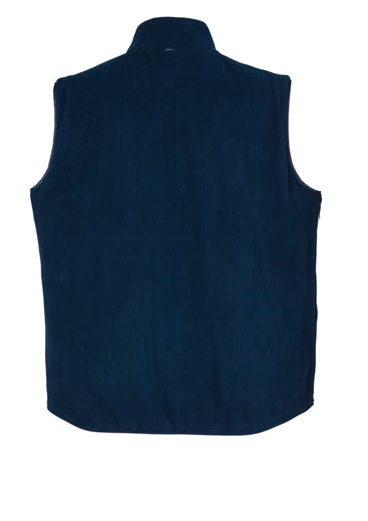 Mens Hi Vis Lightweight Fleece Lined Vest