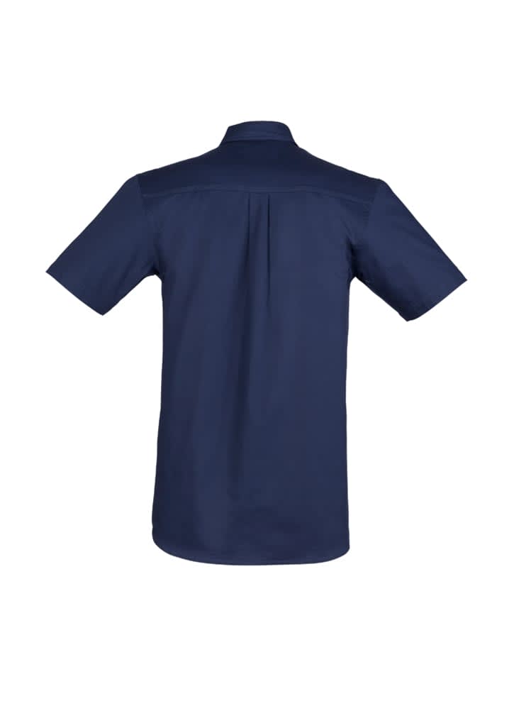Mens Lightweight Tradie Short Sleeve Shirt - ZW120 Image 