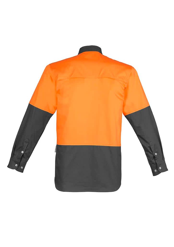 Mens Industrial Long Sleeve Shirt - ZW122 Image 
