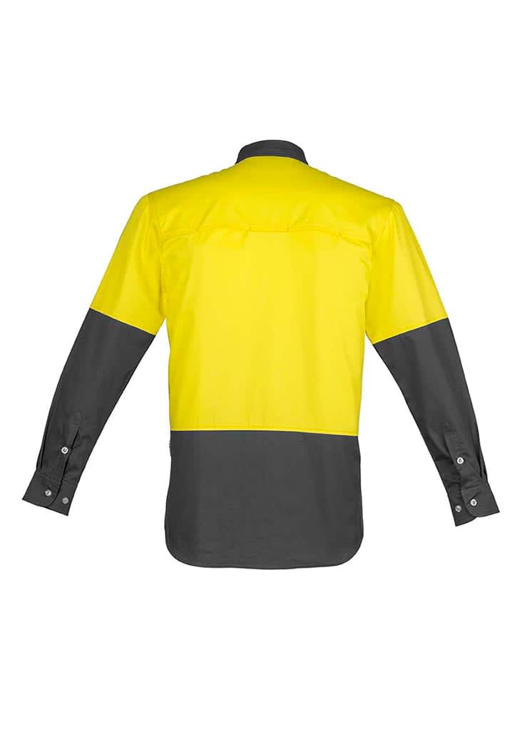 Mens Industrial Long Sleeve Shirt - ZW122 Image 