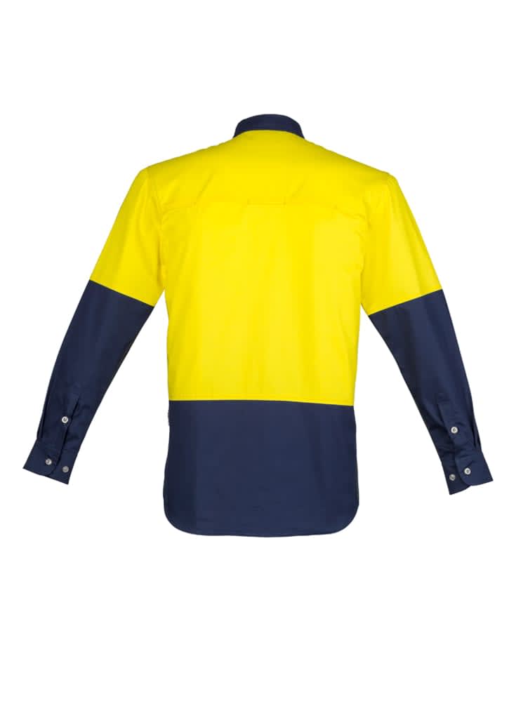 Mens Industrial Long Sleeve Shirt - ZW122 Image 