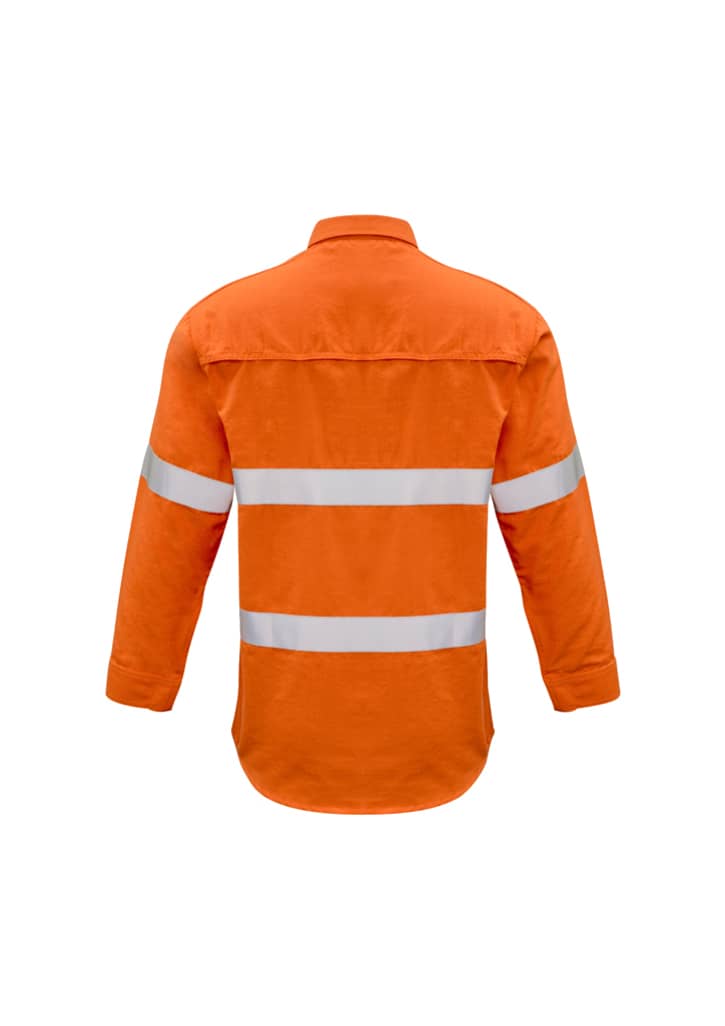 Mens FR Closed Front Hooped Taped Shirt - ZW134 Image 