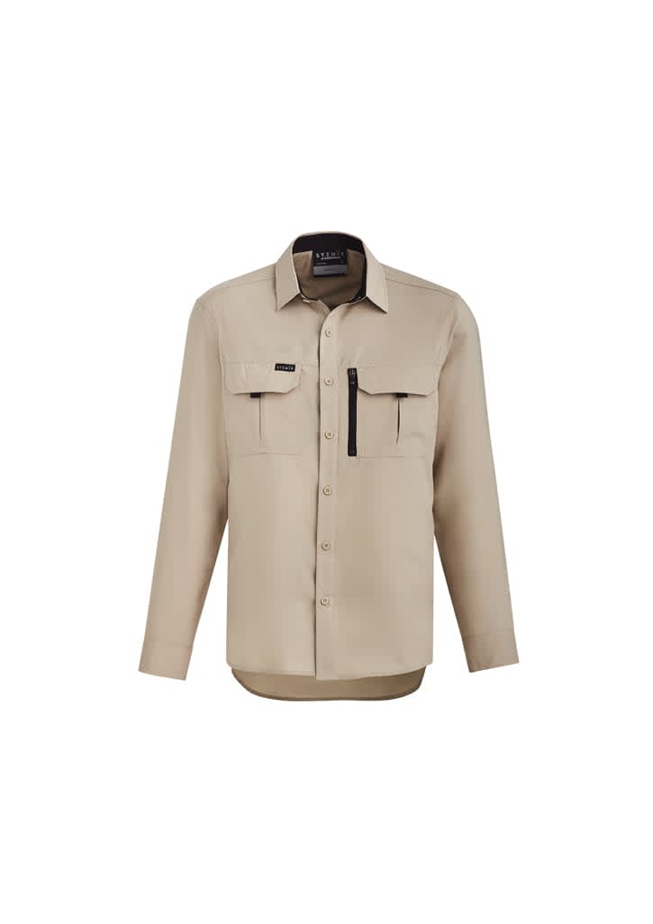 Mens Outdoor Long Sleeve Shirt - ZW460 Image Sand