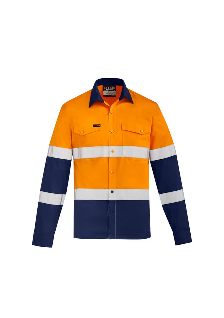 Mens Lightweight Bio Motion Shirt - ZW520 Image Orange/Navy