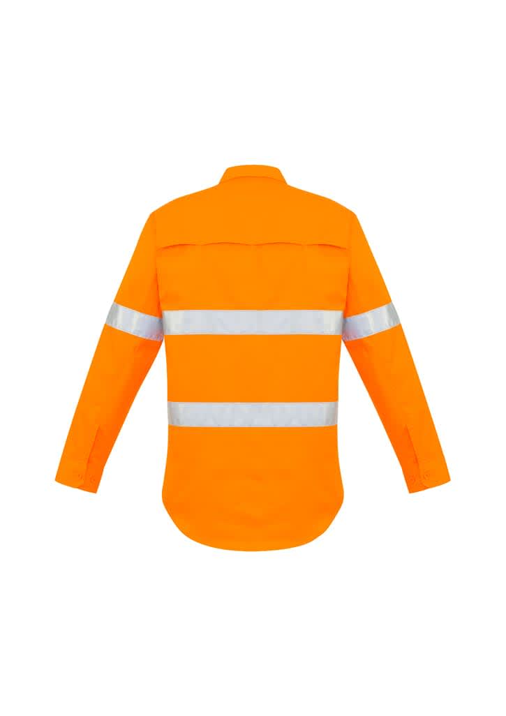 Mens Hi Vis Hoop Taped Long Sleeve Shirt