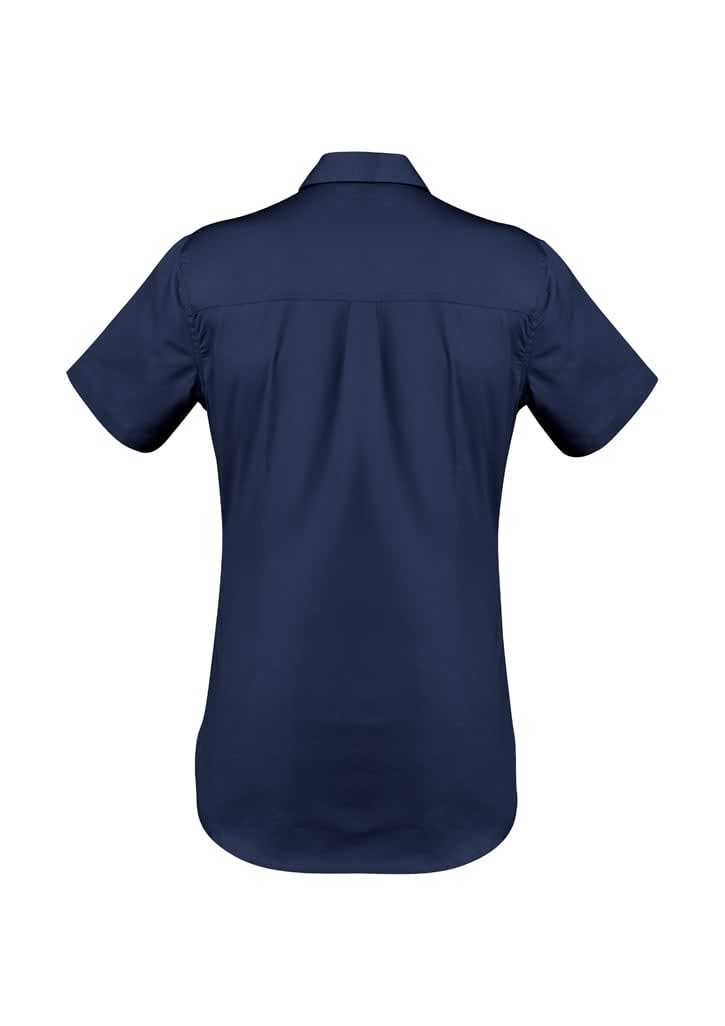 Womens Lightweight Tradie Short Sleeve Shirt - ZWL120 Image 