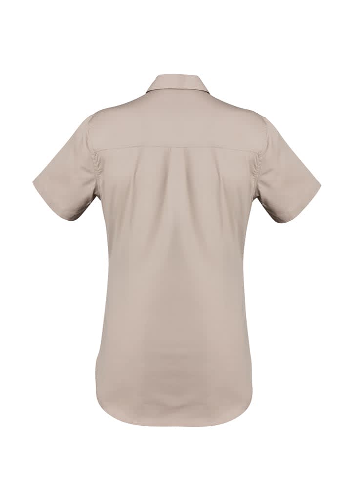 Womens Lightweight Tradie Short Sleeve Shirt - ZWL120 Image 