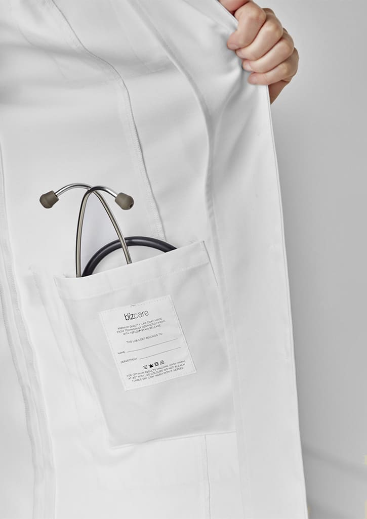 Womens Hope Longline Lab Coat - CC144LL Image 