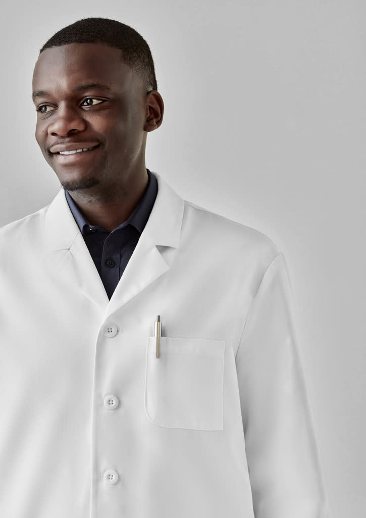 Mens Hope Cropped Lab Coat - CC144MC Image