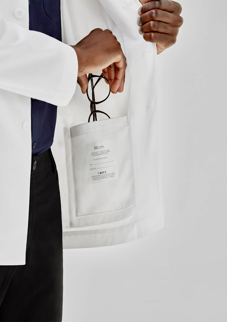 Mens Hope Cropped Lab Coat - CC144MC Image