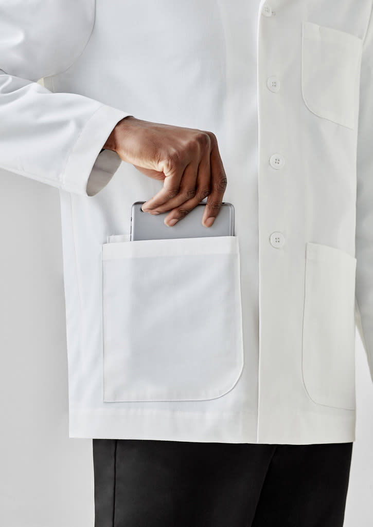 Mens Hope Cropped Lab Coat - CC144MC Image
