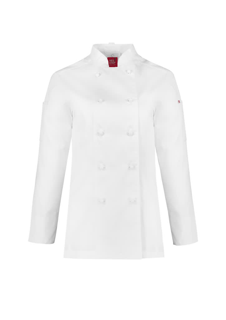 Womens Al Dente Long Sleeve Chef Jacket - CH230LL Image White