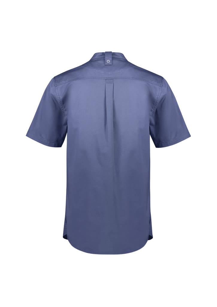 Mens Salsa Short Sleeve Chef Shirt - CH329MS Image 