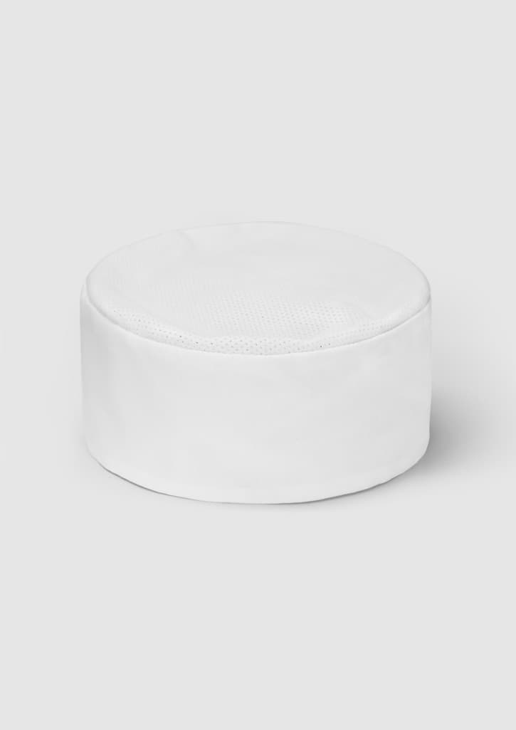 Mesh Flat Top Hat - CH333 Image White