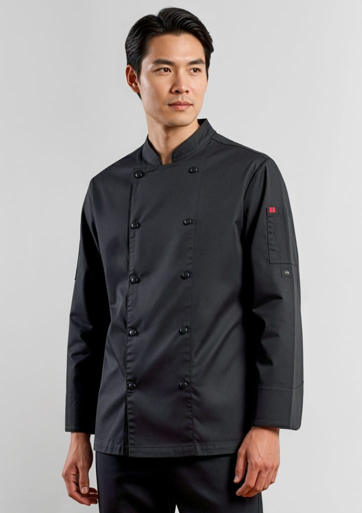 Mens Gusto Long Sleeve Chef Jacket