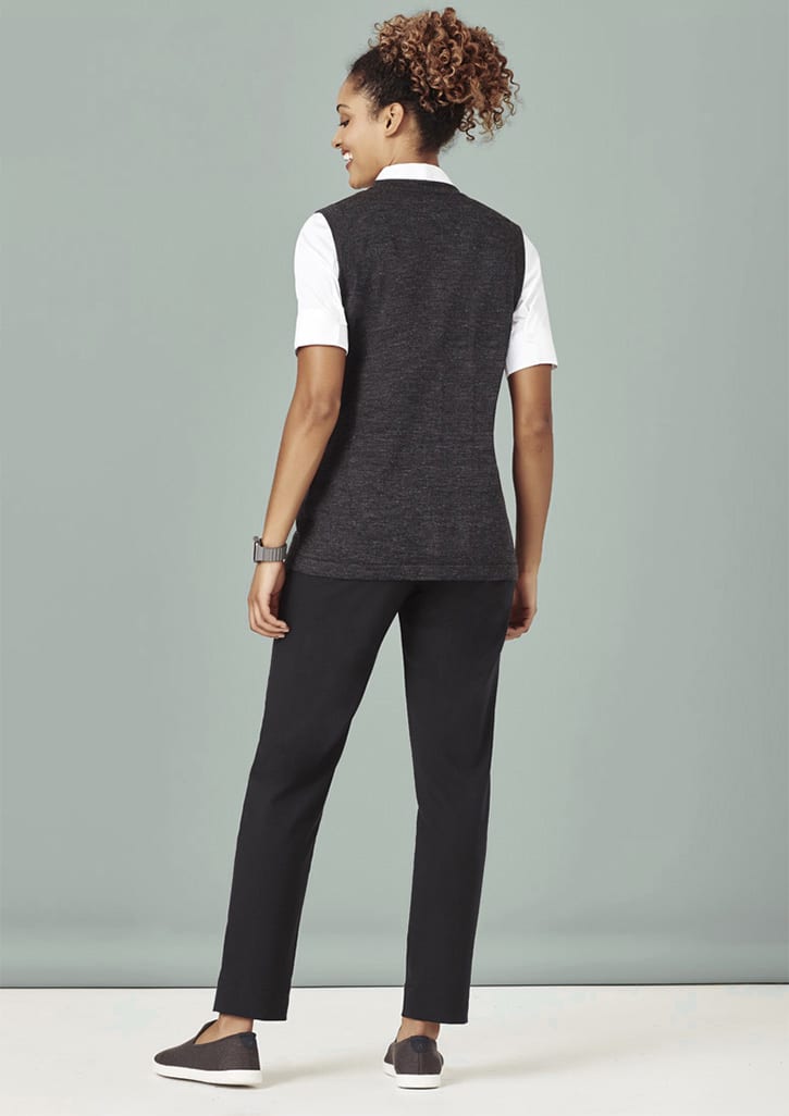 Womens Button Front Knit Vest - CK961LV Image